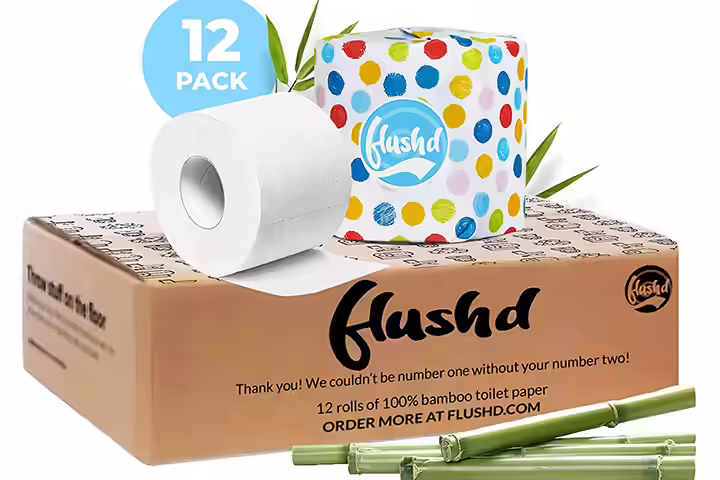 Flushd Bamboo Toilet Paper