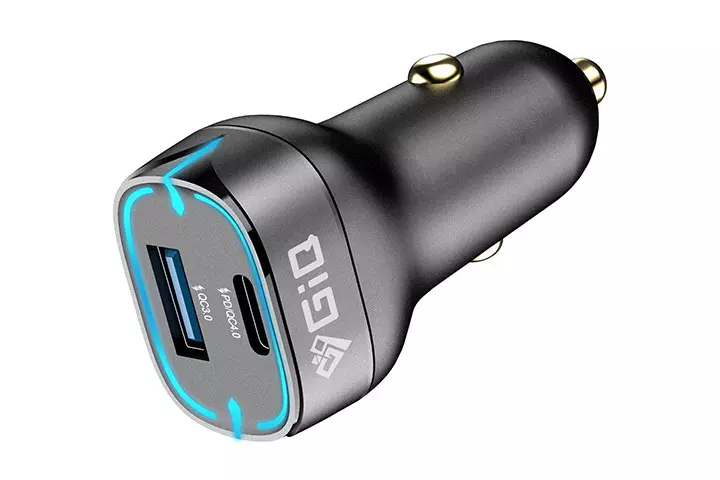 GiQ Type-C Car Charging Adapter