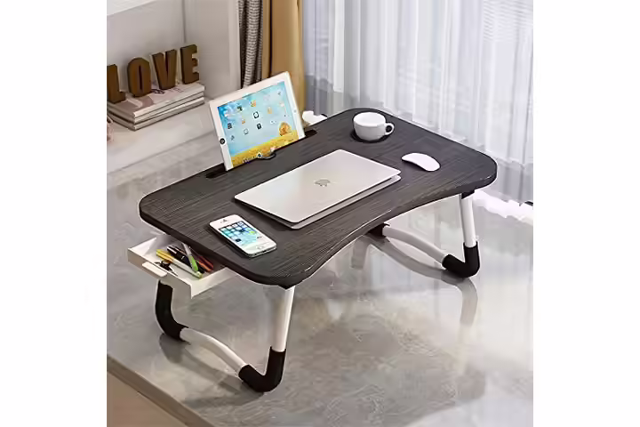 VebaCidi Lap Desk With Pull-Out Drawer