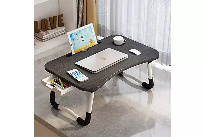 VebaCidi Lap Desk With Pull-Out Drawer