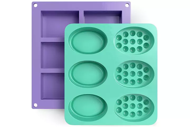 Glogex Silicone Soap Molds