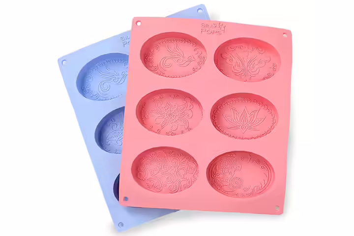 Ellipse Silicone Soap Molds