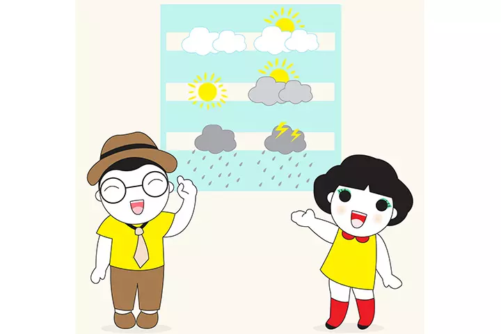 Daily weather chart weather activity for kids