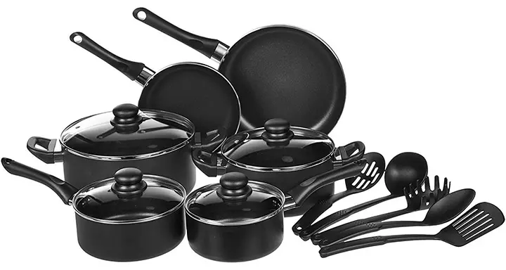 AmazonBasics Cookware Set