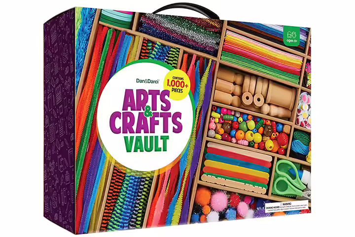 Arts and Crafts Vault - 1000+ Piece Craft Kit