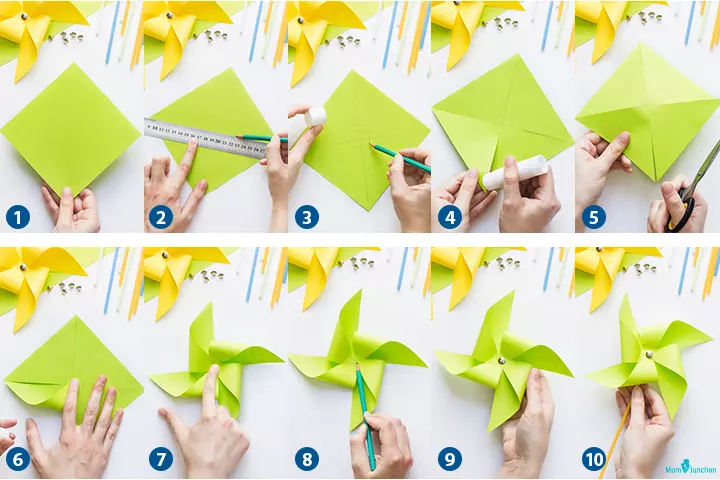 DIY windmill weather activity for kids