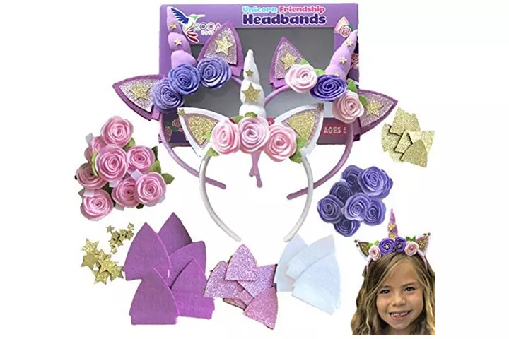 Roca Unicorn Arts and Crafts Headbands Set