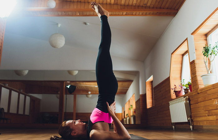 Salamba Sarvangasana