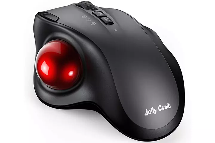 Jelly Comb Ergonomic Trackball Mouse