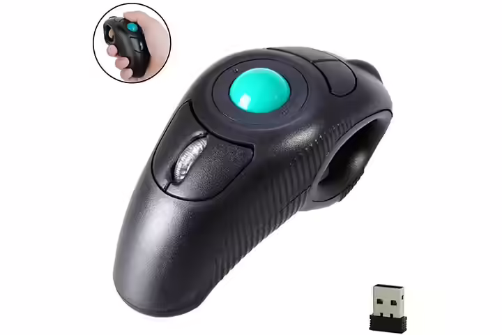 Eigiis 2.4g Ergonomic Trackball mouse