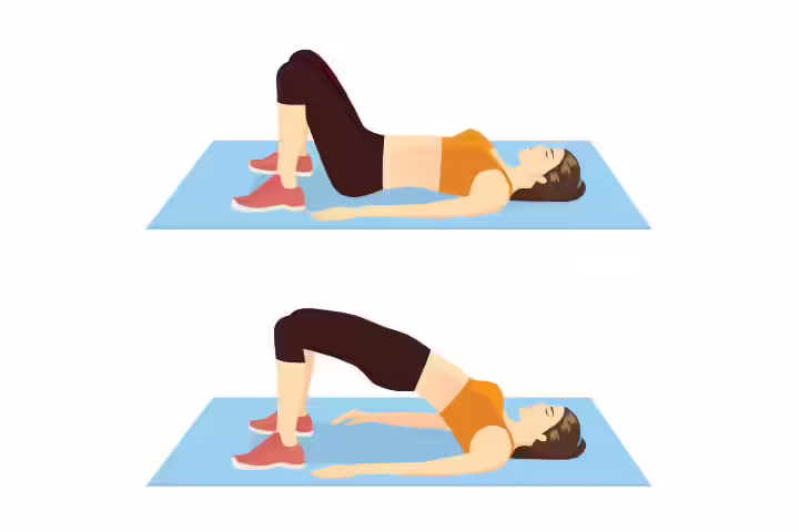 Bridges for relief of hip pain in pregnancy Bridges for relief of hip pain in pregnancy