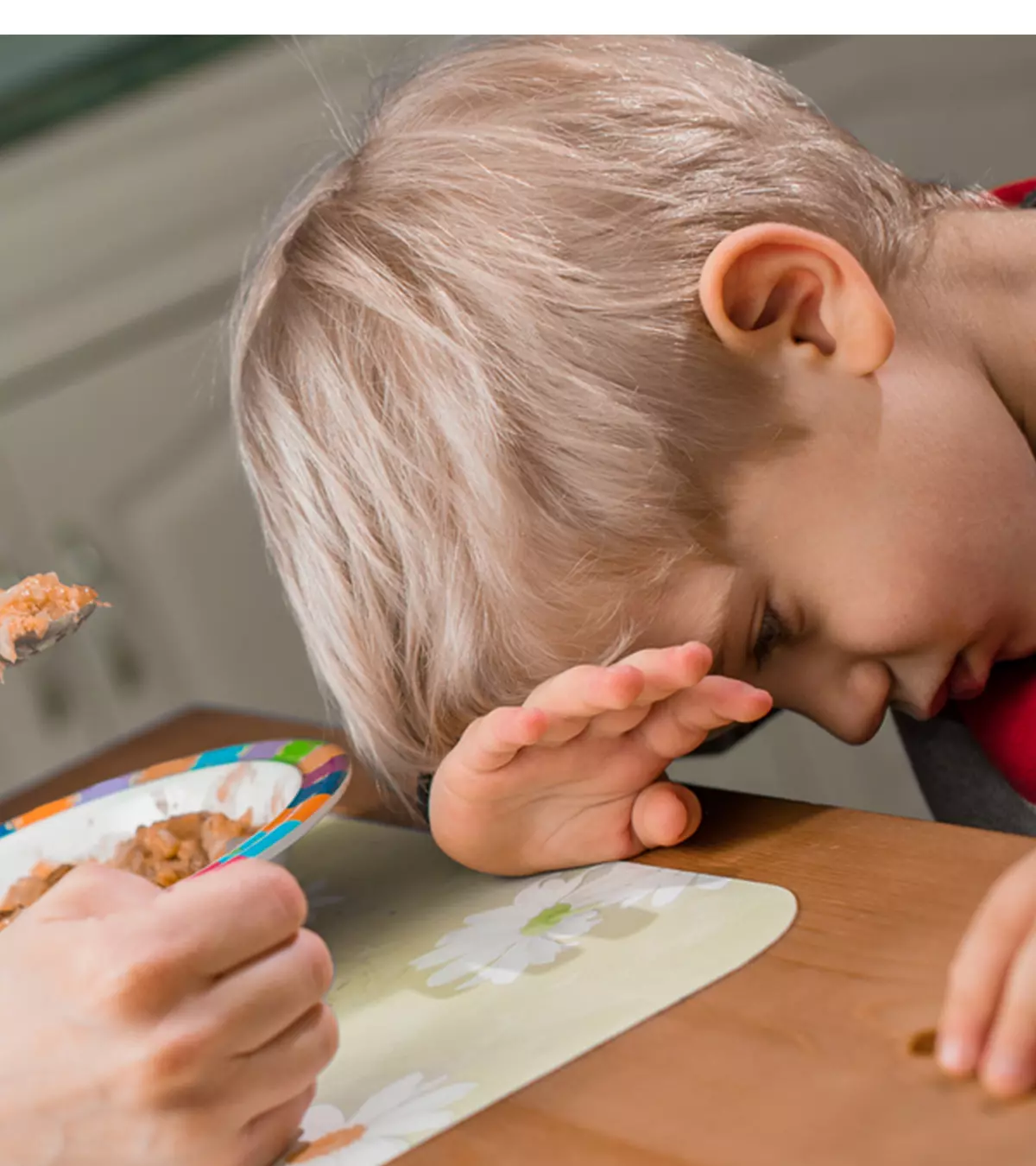 Offering your child new foods when hungry may encourage them to broaden their palate.