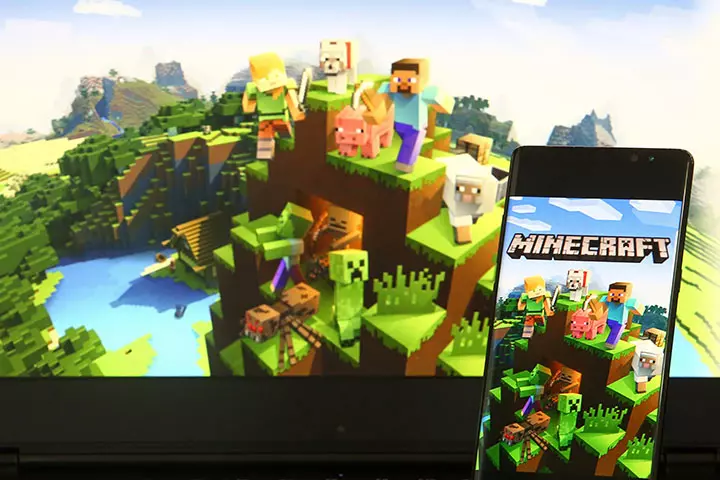 Minecraft online game for kids