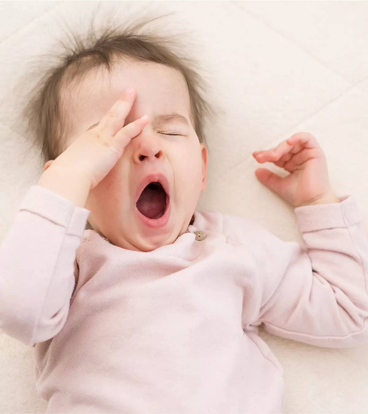 Breath pauses and sleep disturbances in babies may indicate sleep apnea.