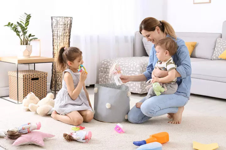 Cleaning The Room activities for a 1 year old