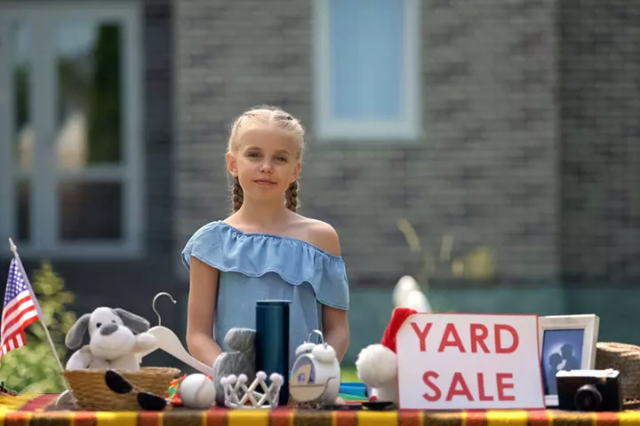 Donate or sell old toys as a fundraising idea for kids