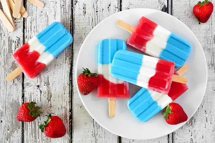 Good Old Fourth Of July Popsicle