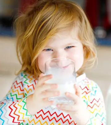 Give your child milk in moderation to avoid risks associated with its overconsumption.