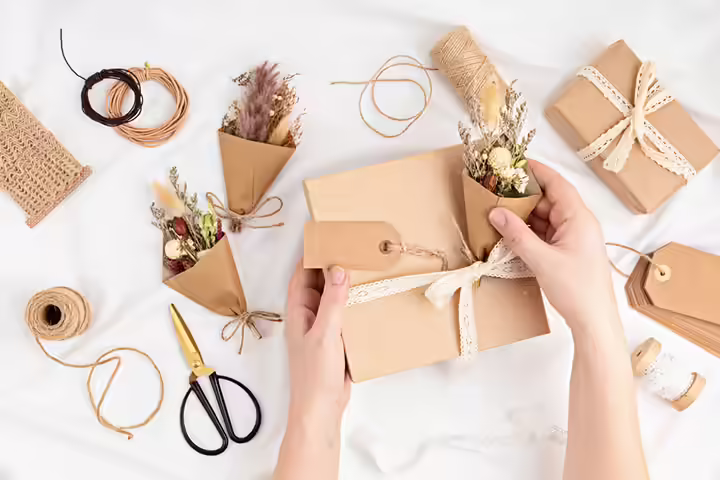 Offer gift-wrapping services as a fundraising idea for kids Offer gift-wrapping services as a fundraising idea for kids