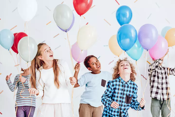 Organize a balloon raffle as a fundraising idea for kids