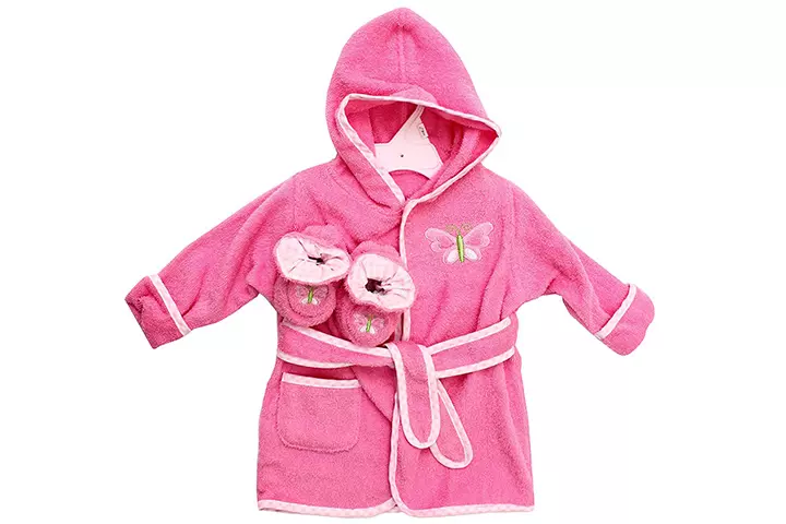 Spasilk Hooded Terry Bathrobe With Booties