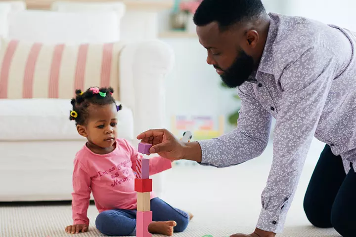 Stacking Blocks activities for a 1 year old