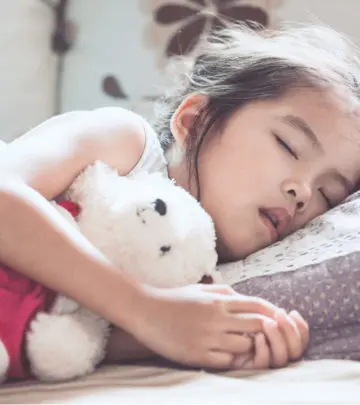 Daytime napping is a healthy habit in childhood, and it may continue until school age.