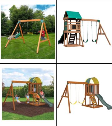 7 Best Wooden Swing Sets In 2021