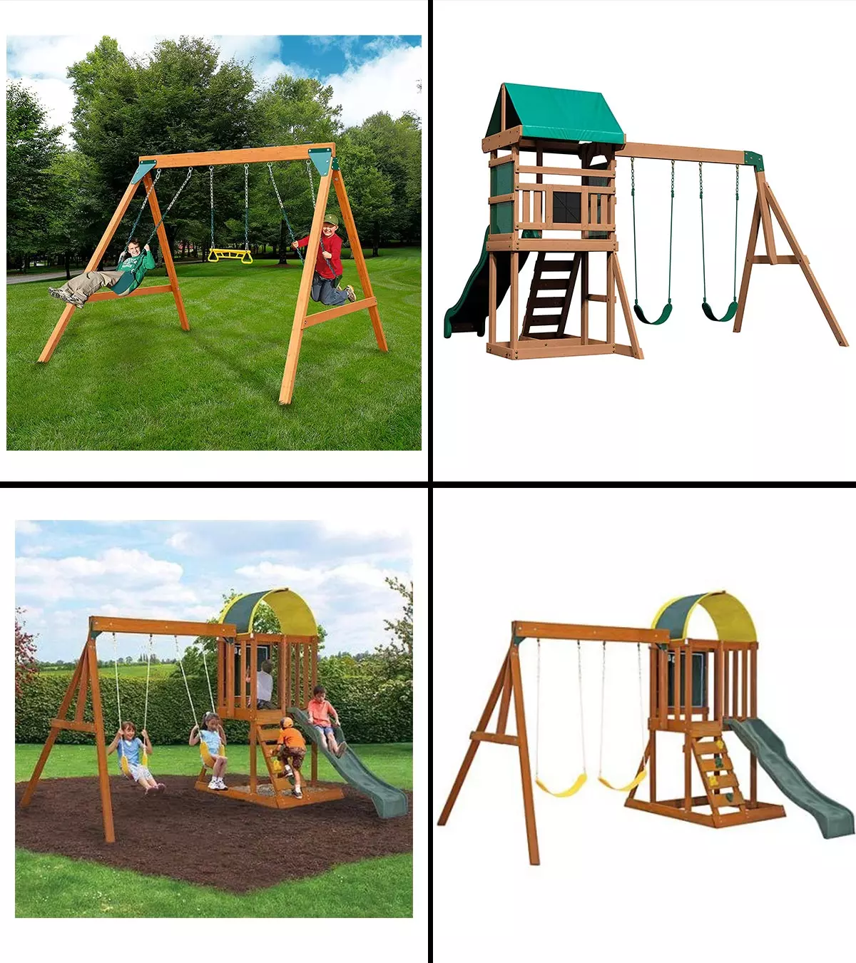 7 Best Wooden Swing Sets For Your Backyard: Reviews 2022