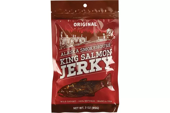 Alaska Smokehouse king salmon jerky