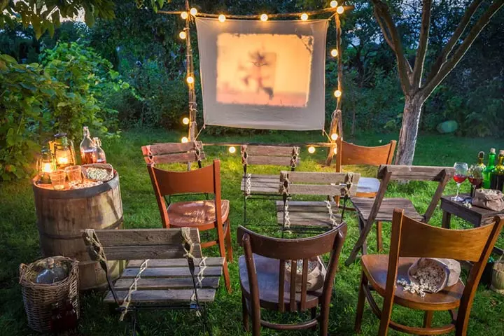 Backyard theatre idea for kids