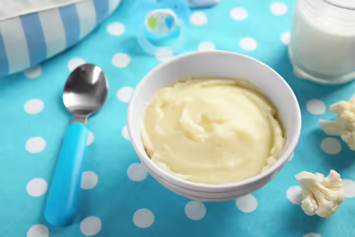 Cauliflower puree for babies Cauliflower puree for babies