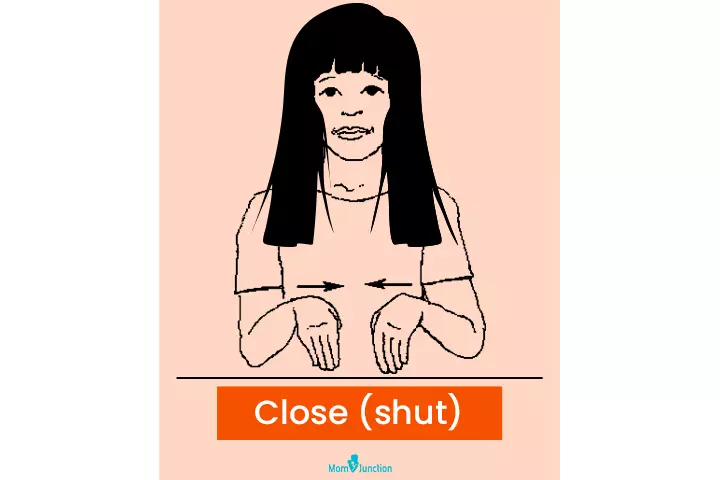 Baby sign language for close