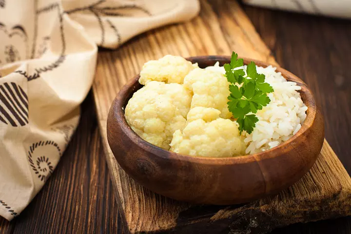 Lemony cauliflower for babies