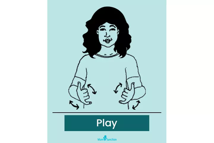 Baby sign language for play