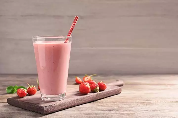 Quinoa fruit protein shake for kids