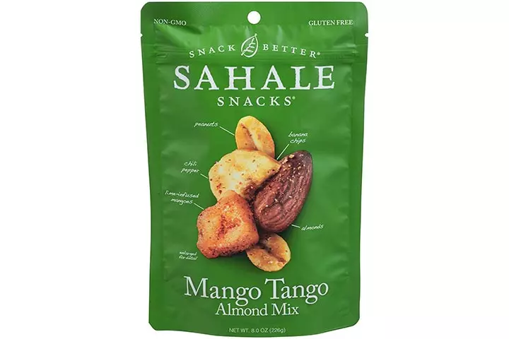 Sahale Snacks mango tango almond trail mix