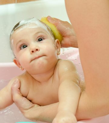 A sponge bath may be ideal for cleaning your baby before their umbilical stump falls off.