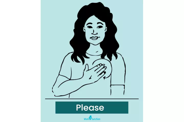 Baby sign language for please