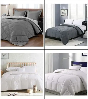 Choose a cozy and breathable comforter for an uninterrupted sleep each night. 