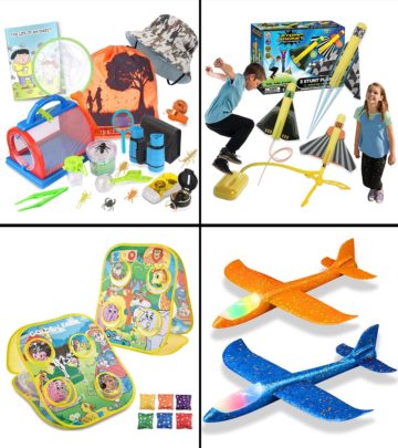 Toys geared to boost physical and mental development and encourage outdoor time.