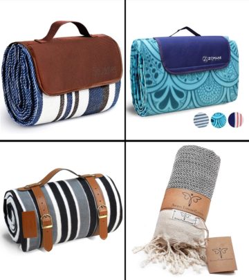 Pick any of these picnic blankets to keep your food and clothes clean.