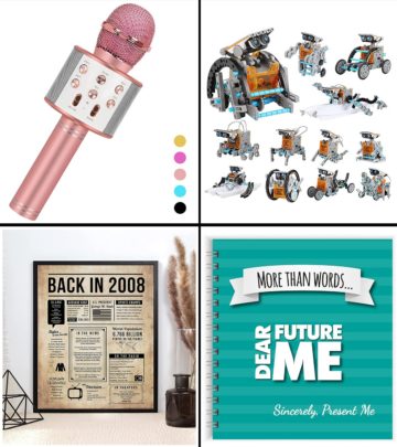 Gifts from robot toys, karaoke microphones, and journals to a lot more to please them.