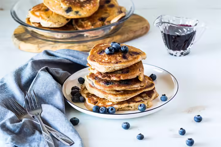 Blueberry pancakes for babies Blueberry pancakes for babies