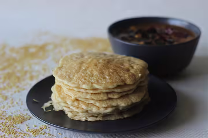 Foxtail millet pancakes for babies Foxtail millet pancakes for babies