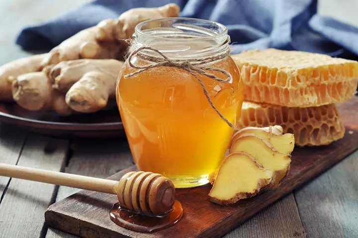 Honey and ginger syrup