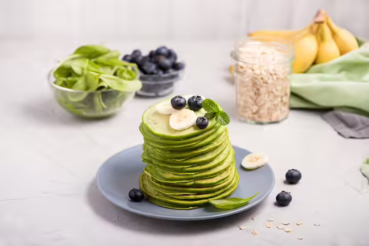 Spinach and oats pancakes for babies Spinach and oats pancakes for babies