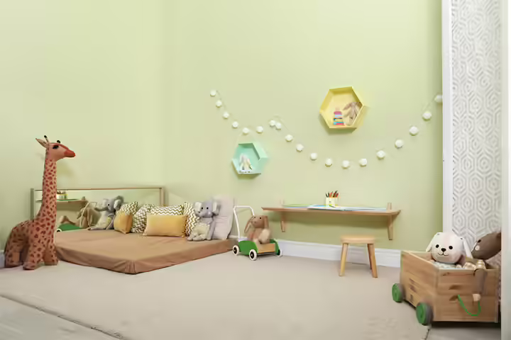 A walk through the jungle, toddler room idea for boys and girls A walk through the jungle, toddler room idea for boys and girls