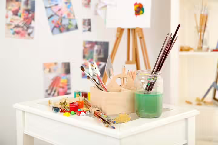 Art cart, playroom ideas for toddlers Art cart, playroom ideas for toddlers
