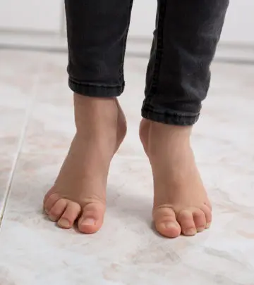 If your child walks on their toes, consult a doctor since the reason may not be apparent.